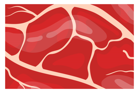 Beef Texture Graphics: Marble Meat Steak Illustrations