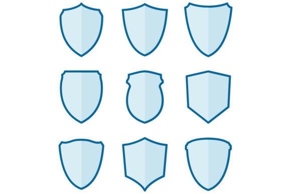 Collection of Color Shield Graphics
