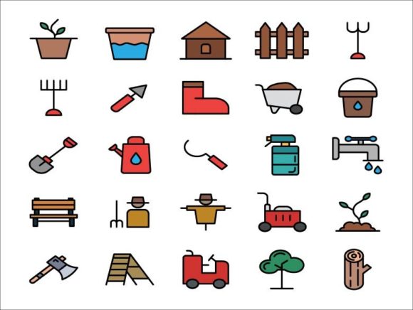 Landscaping Equipement Color Graphics