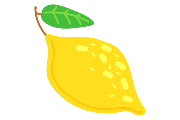Lemon Color Icon: Fresh Citrus Graphics & Illustrations
