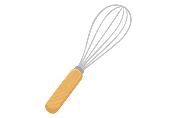 Mixing Tool Icon: Color Whisk. Baking Ut