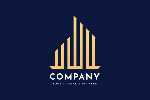 Real Estate Gradient Color Logo