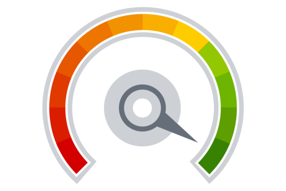 Round Color Meter with Good Rating. Leve